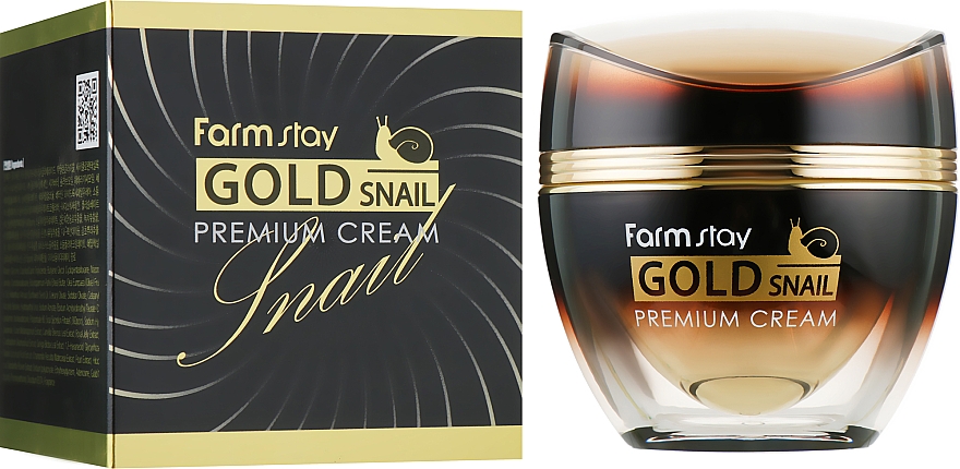 Gesichtscreme mit Gold- und Schneckenmucin - FarmStay Gold Snail Premium Cream — Bild N1