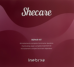Düfte, Parfümerie und Kosmetik Haarpflegeset - Inebrya SheCare Repair Kit (Haarshampoo 300ml + Haarmaske 250ml + Haarspray 200ml)