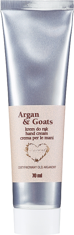 Handcreme mit Argan und Ziegenmilch - Soap&Friends Argan & Goats Hand Cream — Bild N1