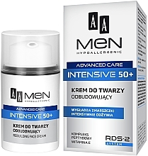 Düfte, Parfümerie und Kosmetik Regenerierende Gesichtscreme - AA Men Advanced Care Intensive 50+ Face Cream Rebuilding