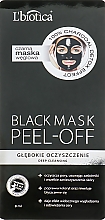 Düfte, Parfümerie und Kosmetik Tief reinigende und glättende Peel-Off-Gesichtsmaske mit Aktivkohle - L'biotica Home Spa Peel-off