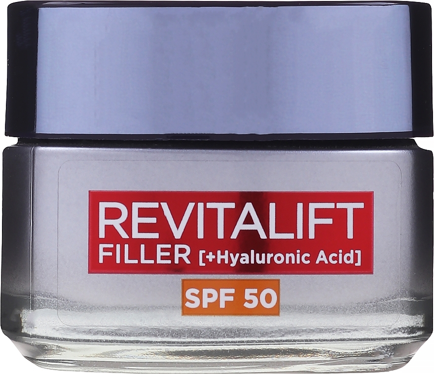 Anti-Aging-Tagescreme mit Hyaluronsäure SPF 50 - L'Oreal Paris Revitalift Filler Cream Anti-age SPF 50 — Bild N2