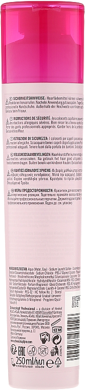 Sanftes, pigmentiertes Shampoo für warme Blondtöne - Schwarzkopf Professional Bonacure Color Freeze Gold Shimmer Micellar Shampoo — Bild N2