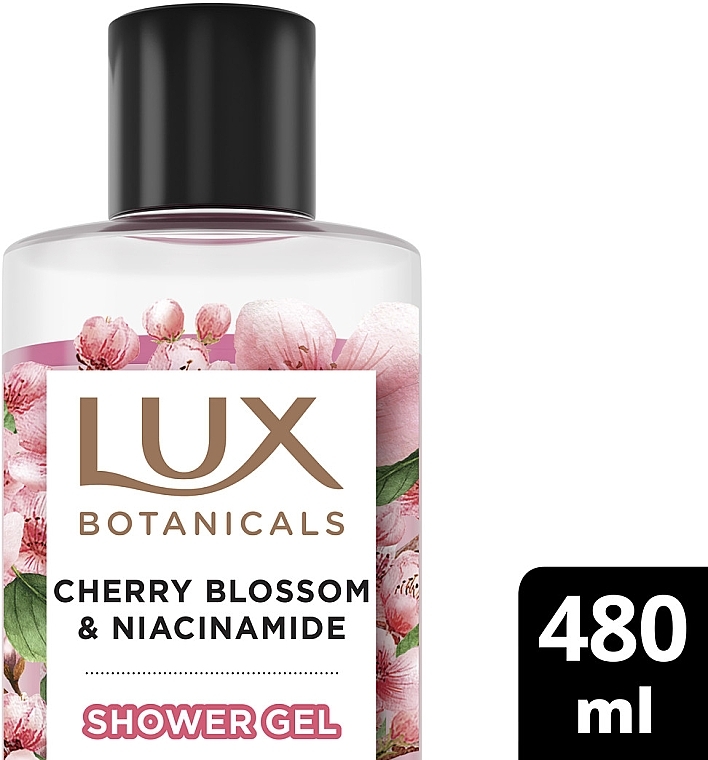 Lux Botanicals Cherry Blossom & Niacinamide Shower Gel  - Duschgel mit Kirschblüten und Niacinamid — Bild N3