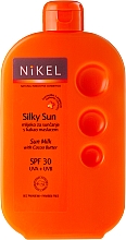 Düfte, Parfümerie und Kosmetik Sonnenschutzmilch für den Körper mit Kakaobutter SPF 30 - Nikel Silky Sun Milk with Cocoa Butter SFP 30