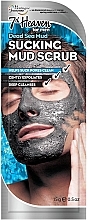 Düfte, Parfümerie und Kosmetik Peelingmaske mit Schlamm aus dem Toten Meer - 7th Heaven Men's Dead Sea Sucking Mud Scrub