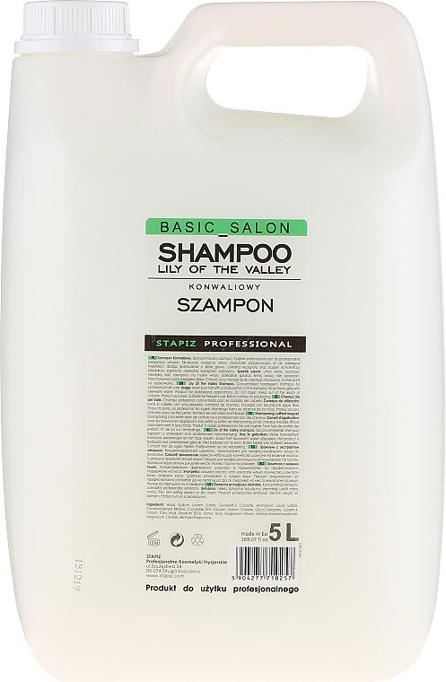 Shampoo "Maiglöckchen" - Stapiz Basic Salon Shampoo Lily Of The Valley — Bild N3