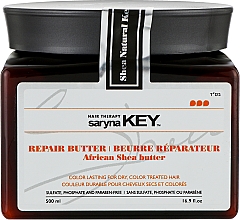 Regenerierendes Creme-Öl für das Haar mit Sheabutter - Saryna Key Pure African Shea Butter Color Lasting — Bild N1