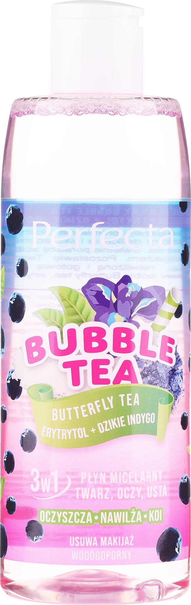 Mizellenwasser 3-in-1 - Perfecta Bubble Tea Butterfly Tea — Bild 300 ml