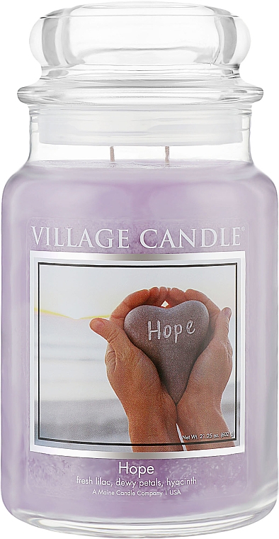 Duftkerze im Glas Frische Flieder - Village Candle Hope — Bild N1