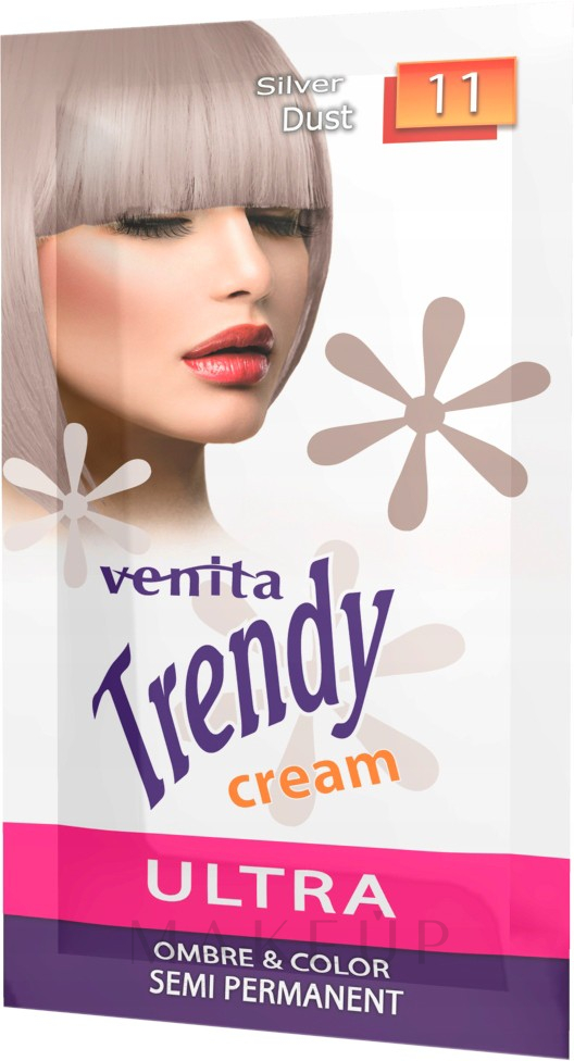 Haartönungscreme - Venita Trendy Color Cream (Probe) — Bild 11 - Silver Dust