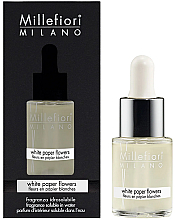 Konzentrat für Aromalampe - Millefiori Milano White Paper Flowers Fragrance Oil — Bild N1