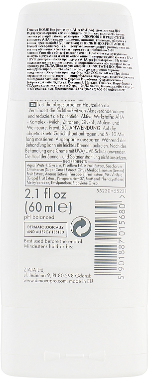 AHA-Fruchtsäure-Prärarat 6% - Denova Pro Exfoliator With AHA 6% — Bild N2