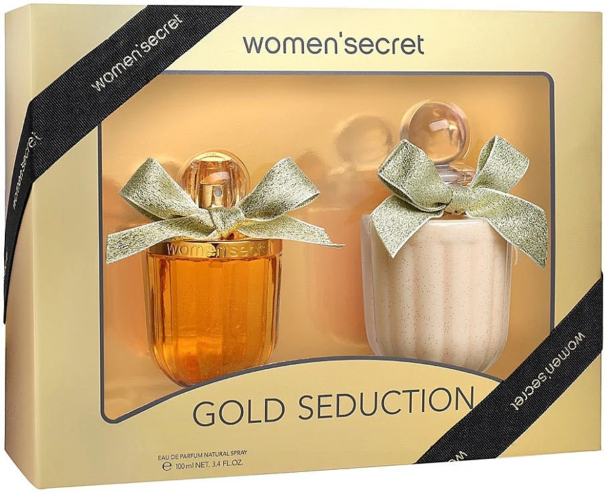 Women Secret Gold Seduction - Duftset (Eau de Parfum 100ml + Duschgel 100ml)  — Bild N1