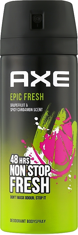 Deospray Antitranspirant mit Grapefruit- und tropischem Ananasduft - Axe Epic Fresh 48H Non Stop Fresh Deodorant Bodyspray — Bild N1