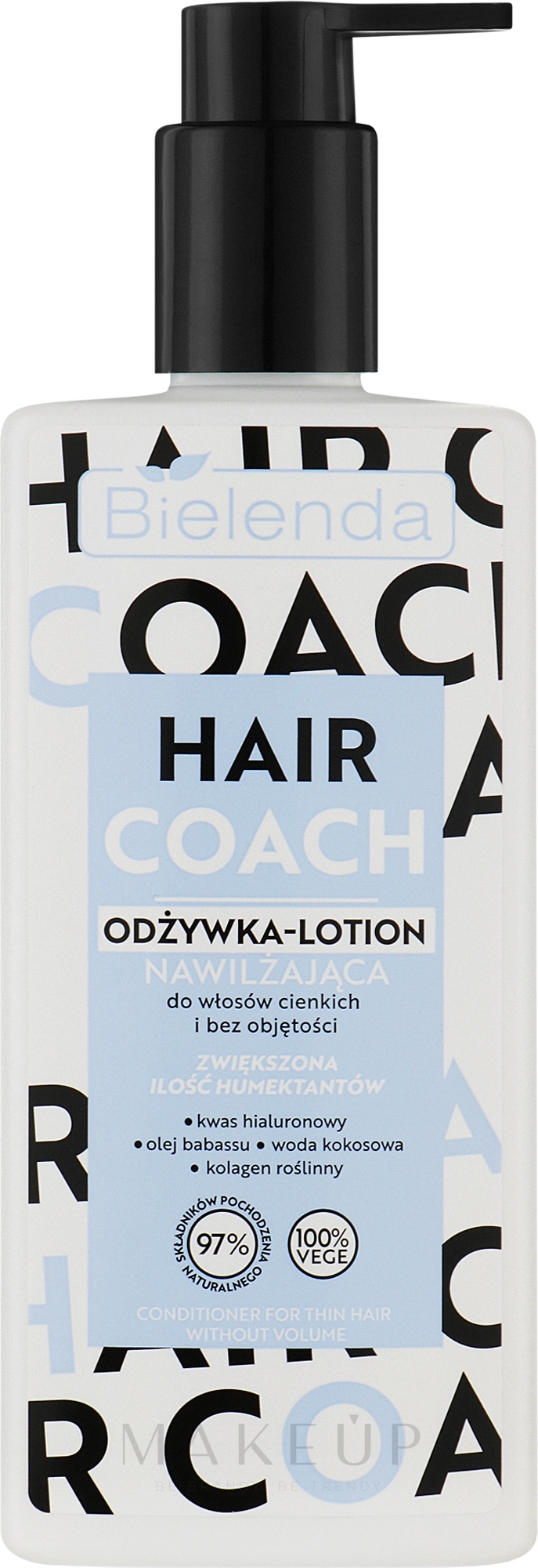 Feuchtigkeitsspendende Conditioner-Lotion für das Haar - Bielenda Hair Coach — Bild 280 ml