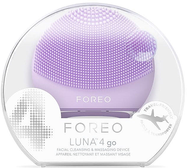 Gesichtsreinigungs- und Massagebürste - Foreo Luna 4 Go Facial Cleansing & Massaging Device Lavender — Bild N4