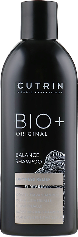 Feuchtigkeitsspendendes und balancierendes Shampoo für trockene und empfindliche Kopfhaut - Cutrin Bio+ Original Balance Shampoo — Bild N2