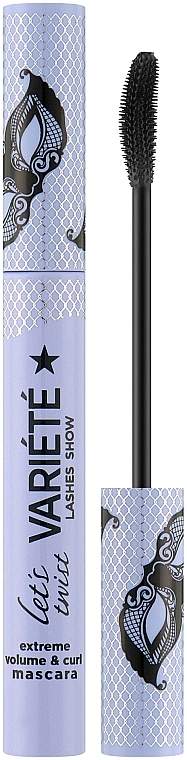 Mascara für mehr Volumen - Eveline Cosmetics Variete Lashes Show Let's Twist Curling and Volumizing Mascara — Bild N1