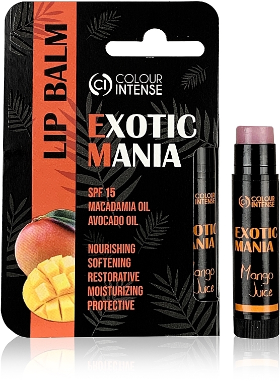 Lippenbalsam mit Mangoduft Exotic Mania - Colour Intense Lip Balm — Bild N1