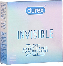 Düfte, Parfümerie und Kosmetik Kondome 3 St. - Durex Invisible Extra Large XL