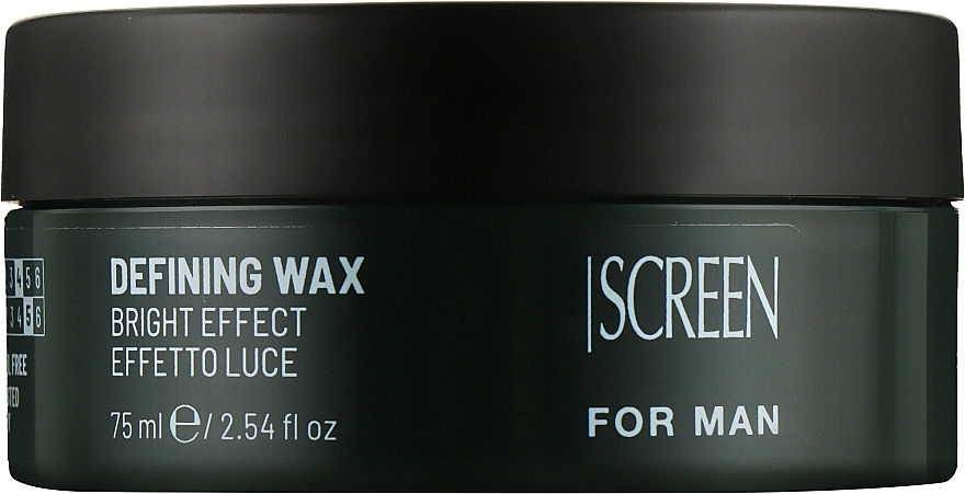 Modellierwachs mit mittlerem Halt für Männerhaar - Screen For Man Defining Wax — Bild N1