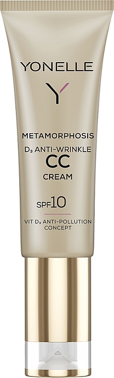 GESCHENK! Anti-Falten-Creme SPF 10 - Yonelle Metamorphosis D3 Anti Wrinkle CC Cream SPF10  — Bild N1