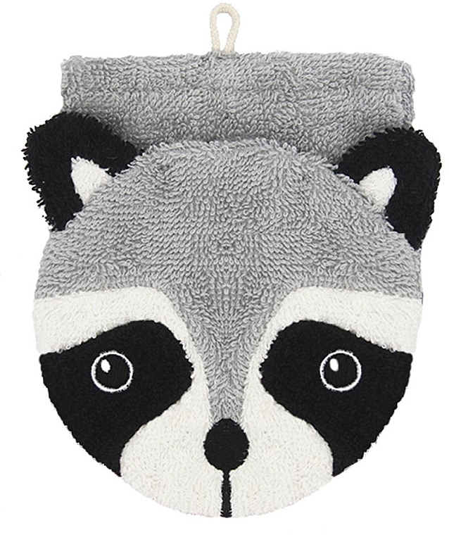 Badehandschuh für Kinder Waschbär Wanda - Fuernis Wash Glove Raccoon Wanda — Bild N1