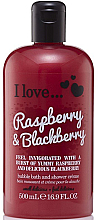 Düfte, Parfümerie und Kosmetik Badeschaum und Duschcreme "Raspberry & Blackberry" - I Love... Raspberry & Blackberry Bubble Bath And Shower Creme