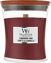 Düfte, Parfümerie und Kosmetik Duftkerze im Glas Cinnamon Chai - WoodWick Hourglass Candle Cinnamon Chai