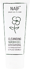 Reinigungsgel für delikate und empfindliche Babyhaut mit Baumwollsamenextrakt - Naif Cleansing Wash Gel — Bild N1