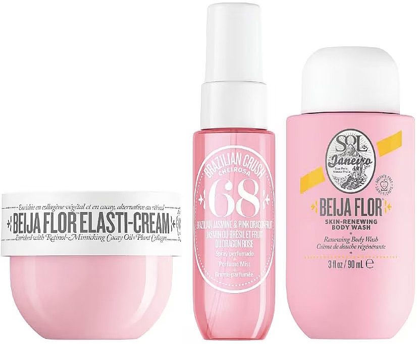 Körperpflegeset - Sol de Janeiro Beija Flor Jet Set (b/ream/50ml + sh/gel/90ml + mist/30ml) — Bild N3