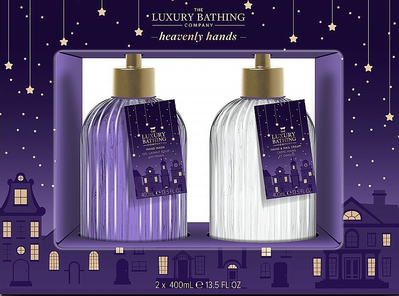 Handpflegeset - Grace Cole The Luxury Bathing Heavenly Hands (Flüssigseife 400ml + Handcreme 400ml) — Bild N1