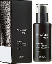 Düfte, Parfümerie und Kosmetik Intensiver Anti-Aging Gesichtsbalsam - Oriflame NovAge Men Intense Anti-Aging Face Gel Lotion