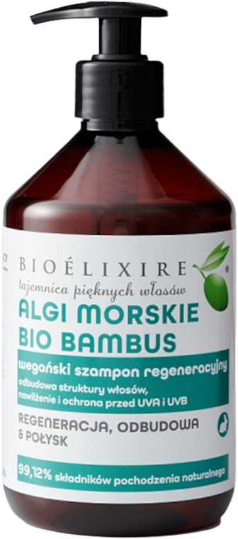 Revitalisierendes Shampoo mit Algen und Bambus - Bioelixire — Bild N1