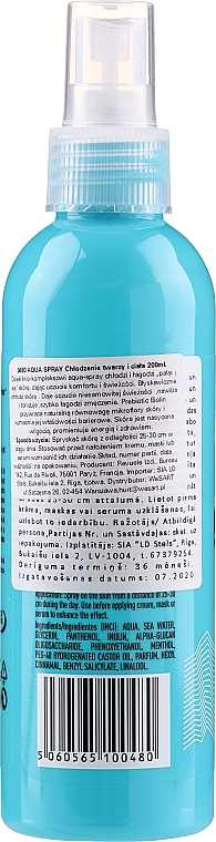 Kühlendes Gesichts- und Körperspray mit Seetang-Extrakt - Revuele Face&Body Cooling Aqua Spray — Bild N2