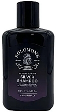 Shampoo für graues und blondes Haar und Bart - Solomon's Beard & Hair Silver Shampoo Leviathan — Bild N1