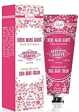 Handcreme mit Sheabutter "Cherry Blossom" - Institut Karite Fleur de Cerisier Light Shea Hand Cream Individual Box — Bild N1