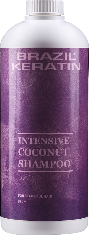 Nährendes Shampoo für trockenes und geschädigtes Haar - Brazil Keratin Intensive Coconut Shampoo — Bild N3