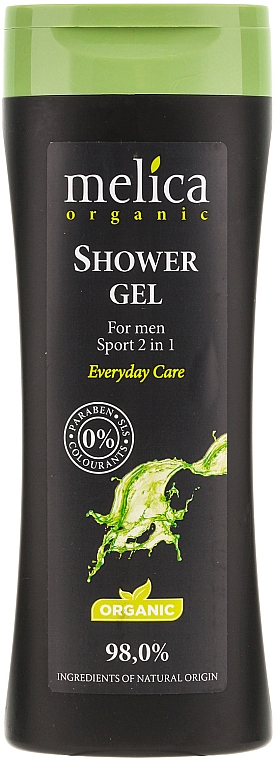 2in1 Duschgel für Männer - Melica Organic Shower Gel — Bild N1