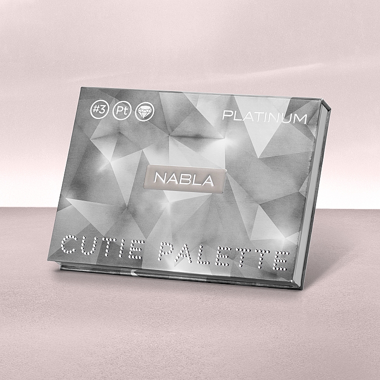 Lidschattenpalette - Nabla Cutie Collection Palette Platinum — Bild N4