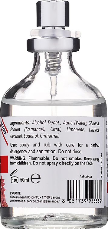 Handdesinfektionsspray mit Alkohol und Zitrusduft - L'Amande Spray Sanitizer Citrus Scent — Bild N4