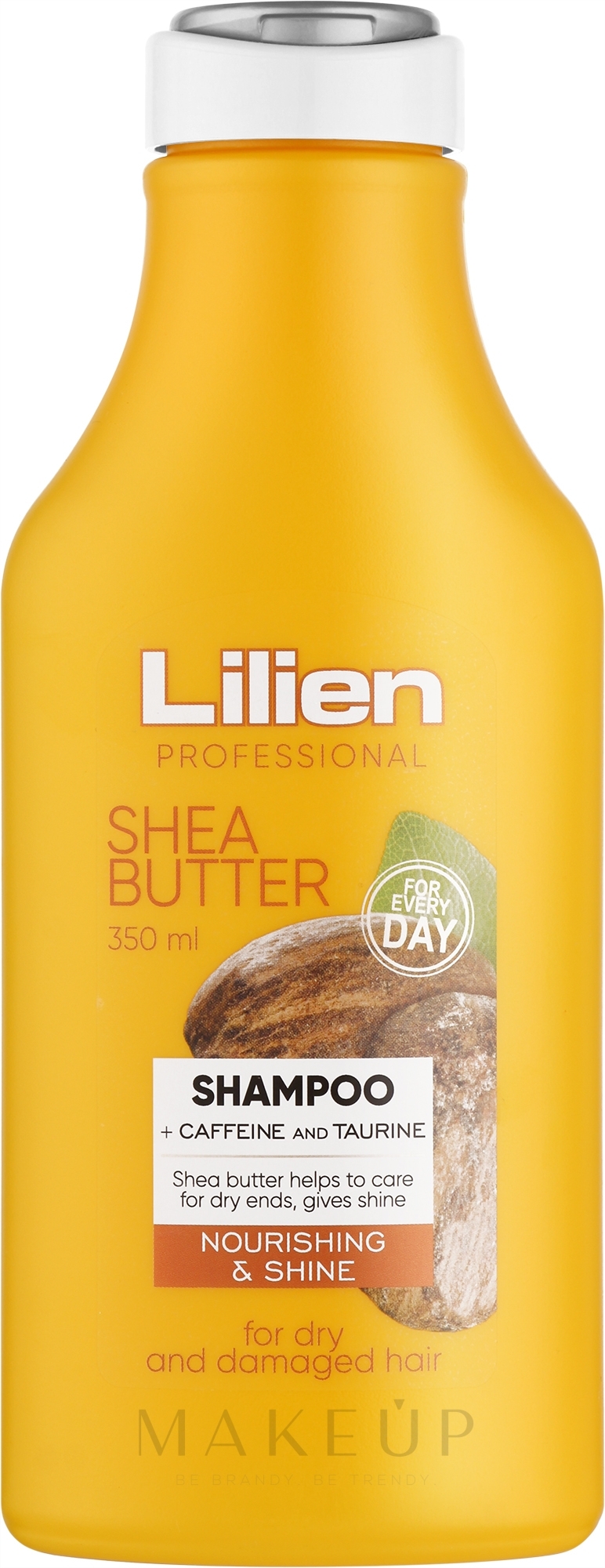 Pflegendes Shampoo für trockenes und strapaziertes Haar mit Sheabutter - Lilien Shea Butter Shampoo — Bild 350 ml