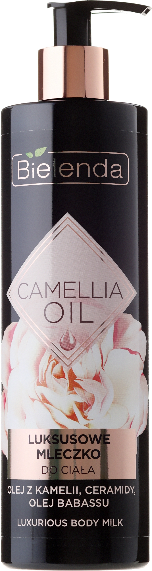 Schützende und feuchtigkeitsspendende Körperlotion - Bielenda Camellia Oil Luxurious Body Milk — Bild 400 ml