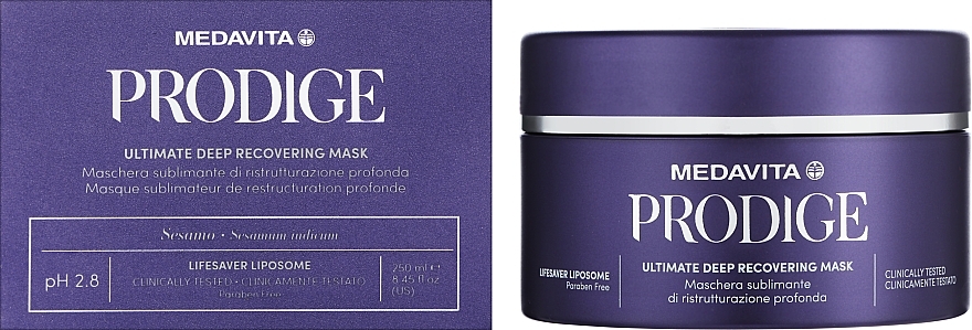 Haarmaske - Medavita Prodige Ultimate Deep Recovering Mask — Bild N2