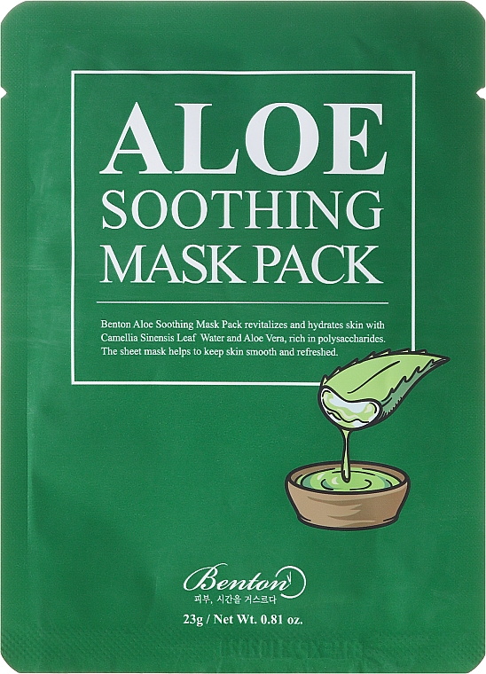 Feuchtigkeitsspendende Crememaske - Benton Aloe Soothing Mask Pack