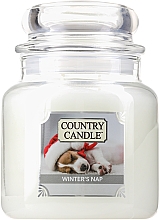 Düfte, Parfümerie und Kosmetik Duftkerze im Glas Winter's Nap - Country Candle Winter's Nap