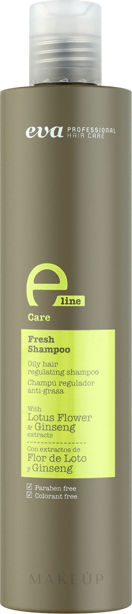 Erfrischendes Shampoo für fettiges Haar - Eva Professional E-line Fresh Shampoo — Bild 300 ml