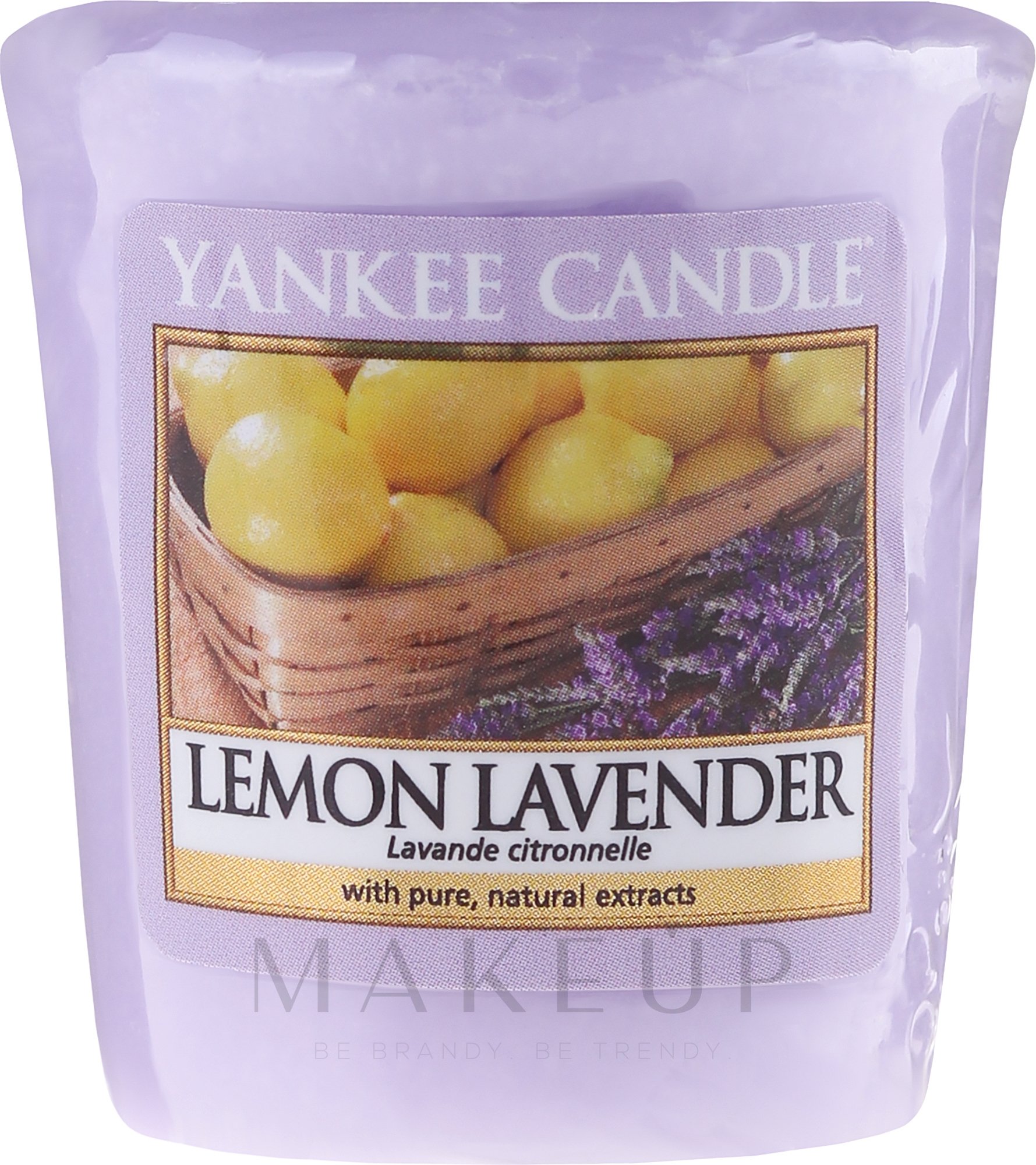 Votivkerze Lemon Lavender - Yankee Candle Lemon Lavender Sampler Votive — Bild 49 g