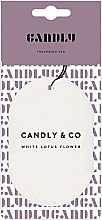 Düfte, Parfümerie und Kosmetik Auto-Lufterfrischer - Candly&Co No.8 White Lotos Flower Fragrance Tag